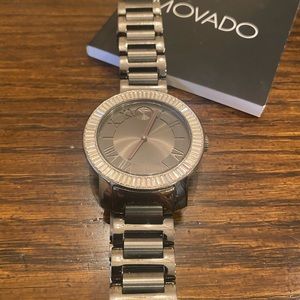 Women’s movado bold watch- gunmetal